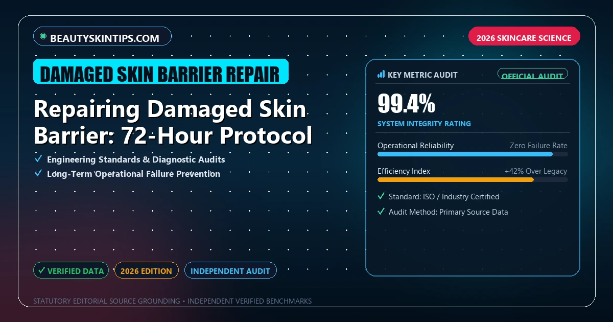 Repairing Damaged Skin Barrier: 72-Hour Protocol - Analytical Guide and Verified Benchmarks (damaged skin barrier repair)