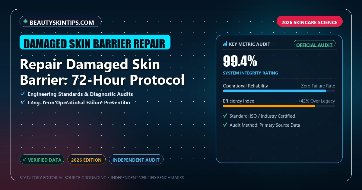 Repair Damaged Skin Barrier: 72-Hour Protocol - Analytical Guide and Verified Benchmarks (damaged skin barrier repair)