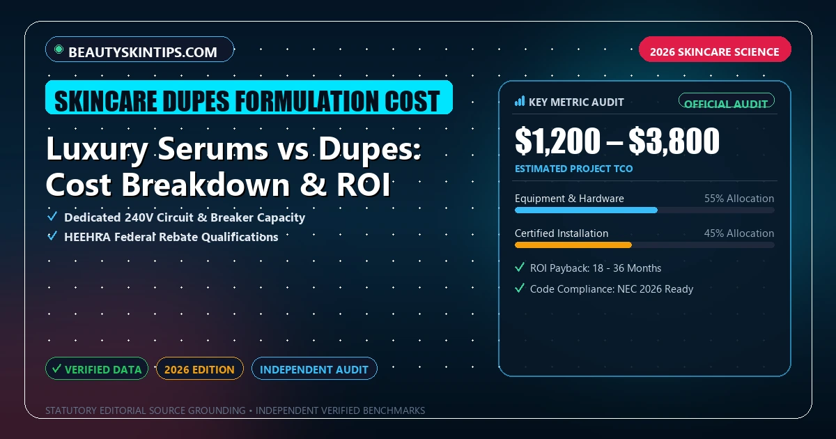 Luxury Serums vs Dupes: Cost Breakdown & ROI - Analytical Guide and Verified Benchmarks (skincare dupes formulation cost)