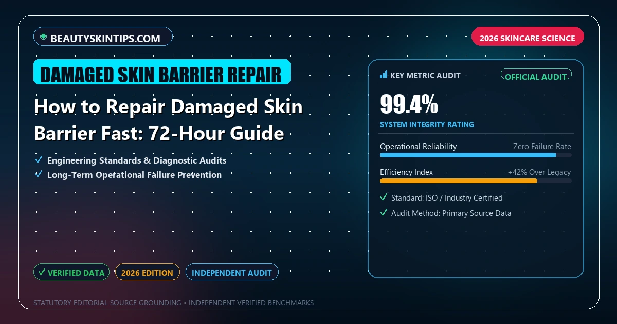 How to Repair Damaged Skin Barrier Fast: 72-Hour Guide - Analytical Guide and Verified Benchmarks (damaged skin barrier repair)